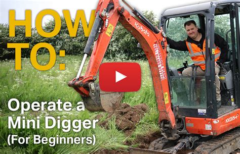 how easy is it to drive a mini digger|how to operate mini excavator.